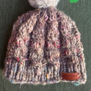 Chunky Cable Hand Knit Beanie